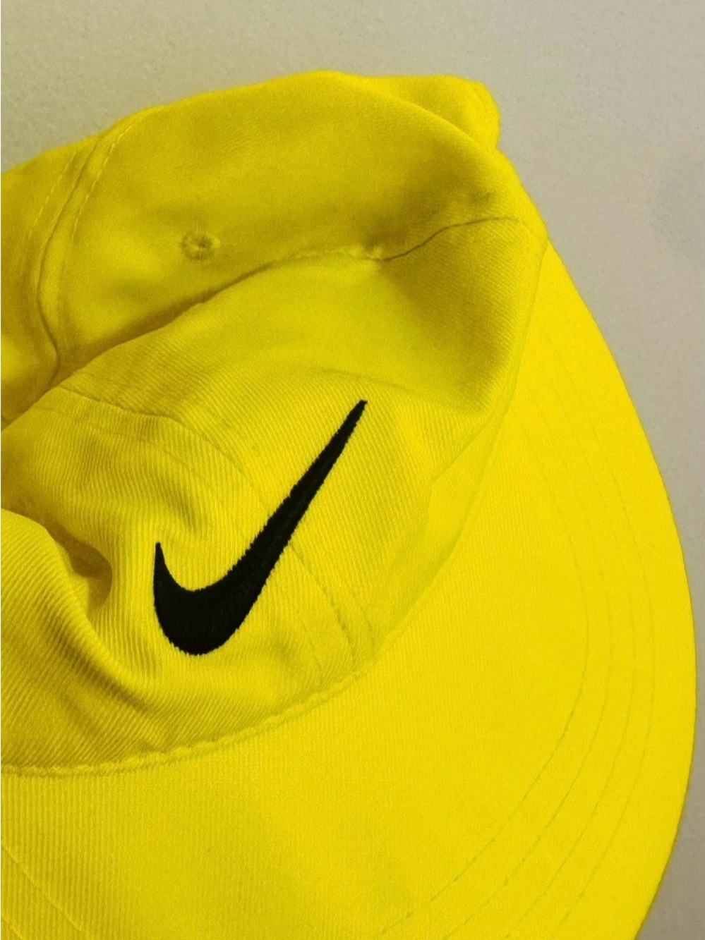 Nike Swoosh Logo Neon Yellow/Green Kids Hat, Girls, Boys, Size 4-7